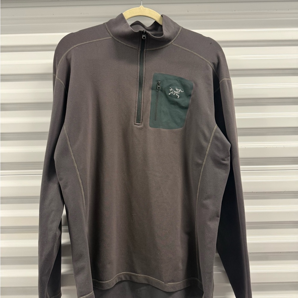 Arc'teryx Charcoal Quarter-Zip Pullover